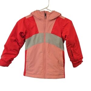 COLUMBIA OMNI-TECH SKI/ SNOWBOARDING WINTER JACKET W/ HOOD. SIZE XXS. (4-5).